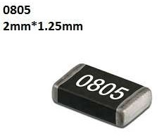 0R (SMD-0805)مقاومت 0 اهم